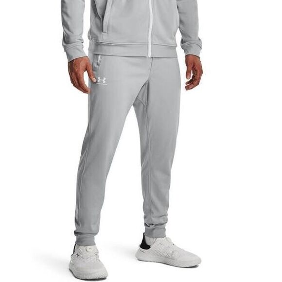 Under Armour 1290261-011 Men's Sz L Gray Sportstyle Tricot Joggers Pants - Picture 9 of 10